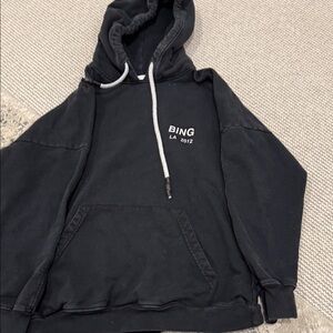 Anine Bing Classic Black Hoodie